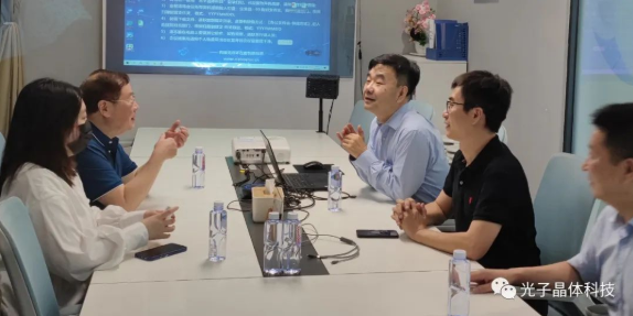 显示行业资深专家孙政民老师一行莅临光子晶体科技参观交流