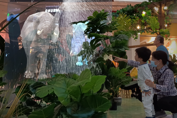 光子裸眼AR展示屏 | 《向往的果园》主题展