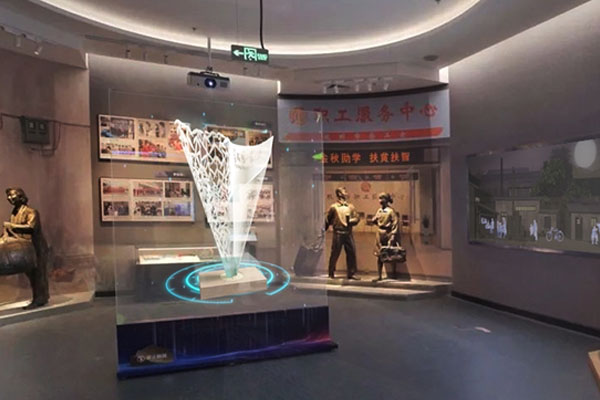 光子裸眼AR展示屏 | 杭州运工陈列室